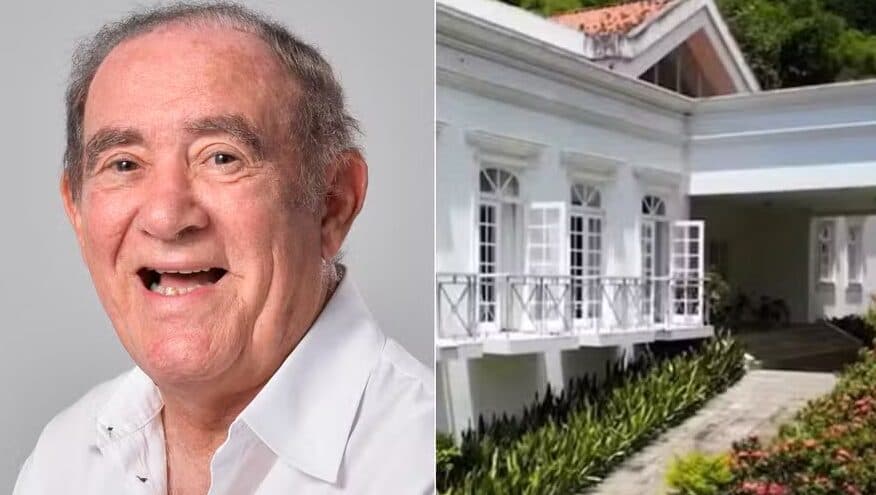 Mansão de Renato Aragão bloqueada por dívida de IPTU tem 3 mil m², heliponto, campo de futebol e mais