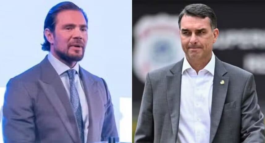 Mensagens mostram que Flávio Bolsonaro cobrou dinheiro de Vorcaro para concluir filme sobre Jair Bolsonaro