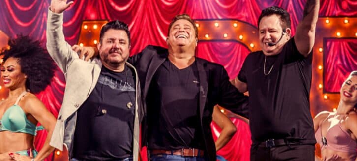 Curitiba recebe noite histórica com Leonardo, Bruno & Marrone e Raça Negra no “Cabaré – O Último Encontro”