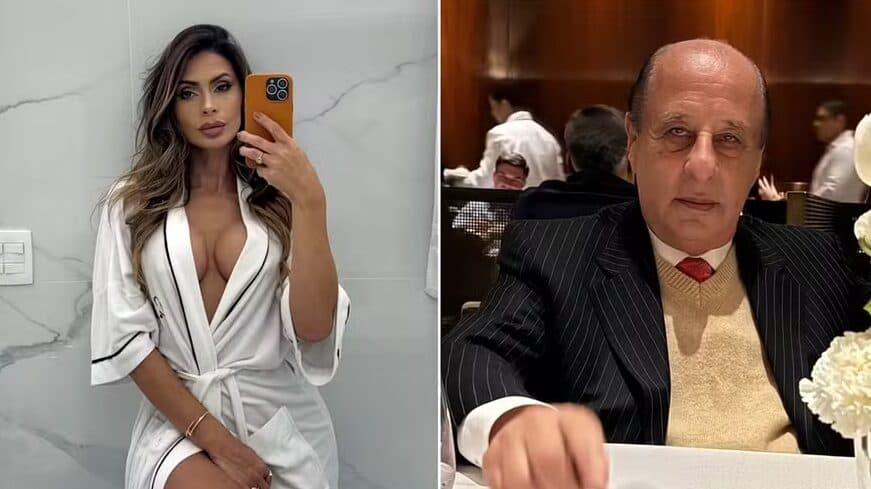 Clara Brasil se declara ao noivo, 53 anos mais velho e ex-chefão da CBF