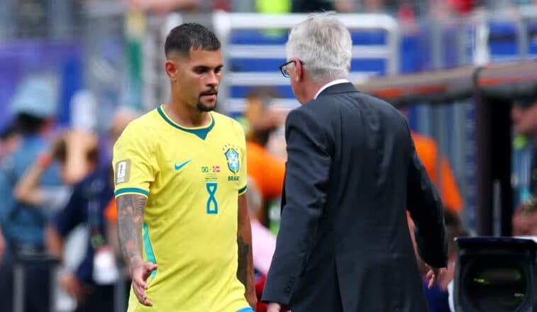 Quantos pênaltis Bruno Guimarães bateu na carreira? Checamos