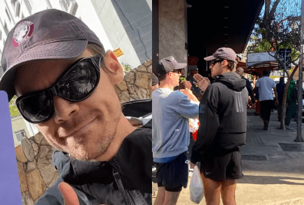 Harry Styles é visto passendo e fazendo compras pelo bairro da Liberdade, em São Paulo
