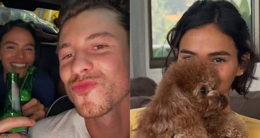 Shawn Mendes posta com Bruna Marquezine no aniversário da atriz e diz ‘eu te amo’ em português; veja