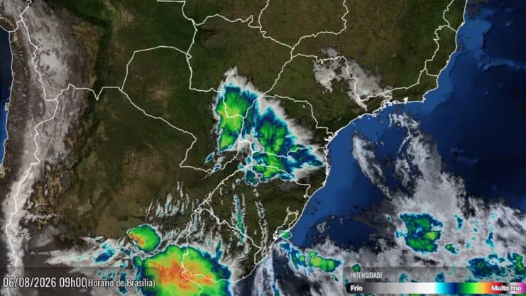 Ciclone provoca ventos acima de 90 km/h e temporais no Paraná