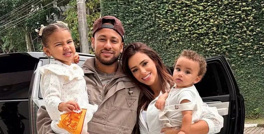 Neymar revela nome da terceira filha com Bruna Biancardi