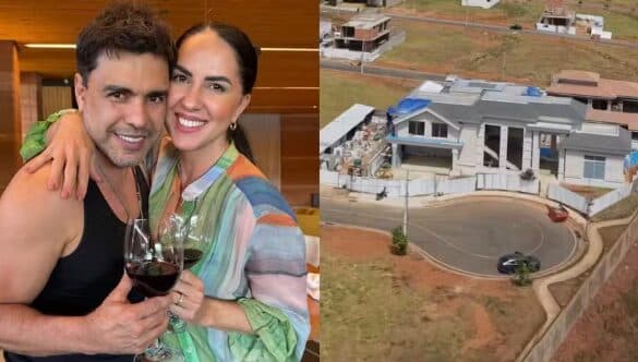 Tour por nova mansão de Zezé Di Camargo e Graciele Lacerda revela bar e banheiro ‘com carinha de spa’