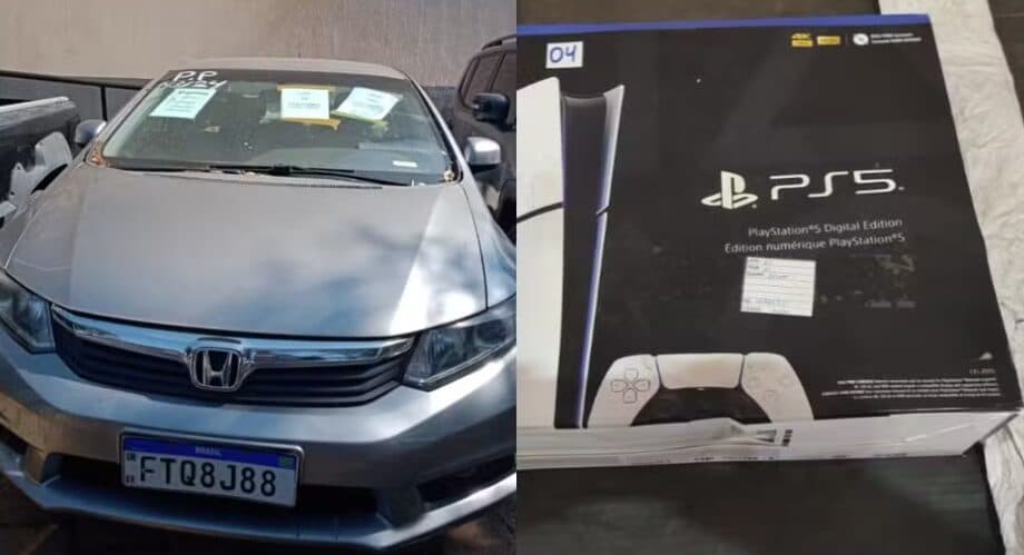 Novo leilão da Receita tem PS5 por R$ 577 e Honda Civic por R$ 3,2 mil; veja como participar