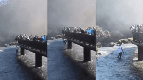 Turista que pulou nas Cataratas do Iguaçu para pegar celular é multado em quase R$ 8 mil