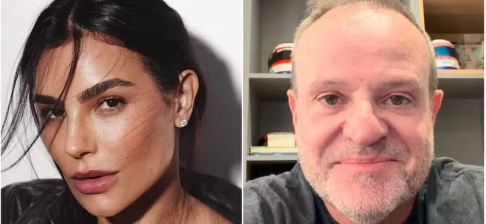 Rubinho Barrichello e Cíntia Chagas terminam namoro menos de um mês após assumirem relação