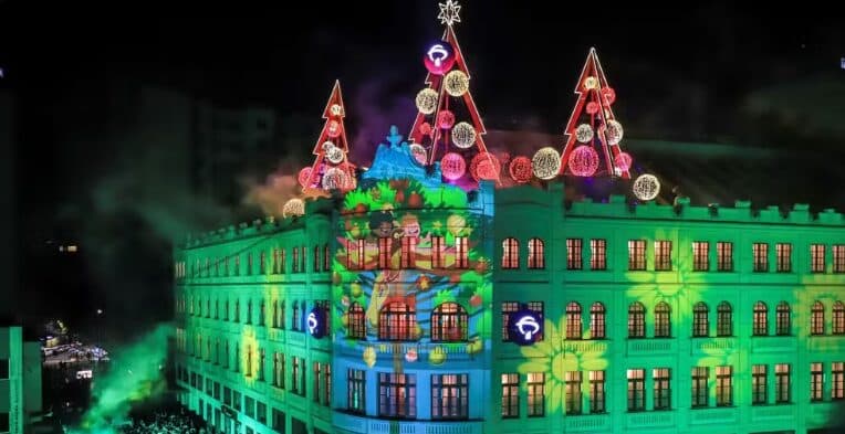 Natal do Palácio Avenida, em Curitiba, terá seis dias de espetáculo em 2026; veja datas