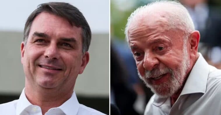 No 1º debate, Lula e Flávio Bolsonaro trocam acusações e provocações