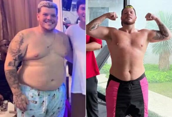 Após perder 45 kg, Ferrugem diz que academia virou momento de lazer: ‘Eu gosto de treinar’