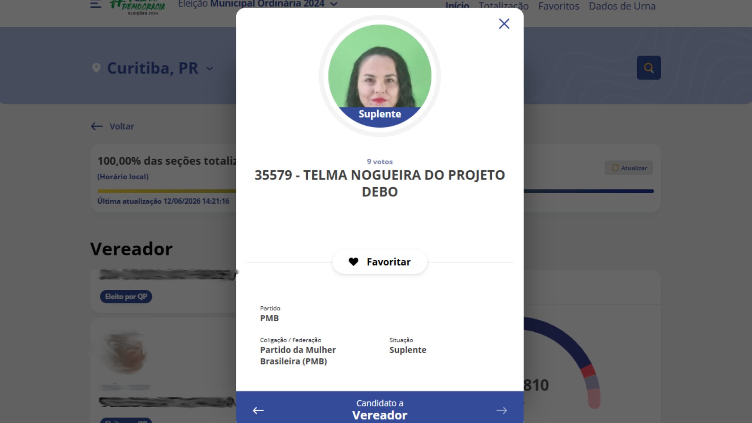 Após candidata receber material de campanha com número de outro candidato, Justiça Eleitoral anula votos do PMB por fraude à cota de gênero em Curitiba