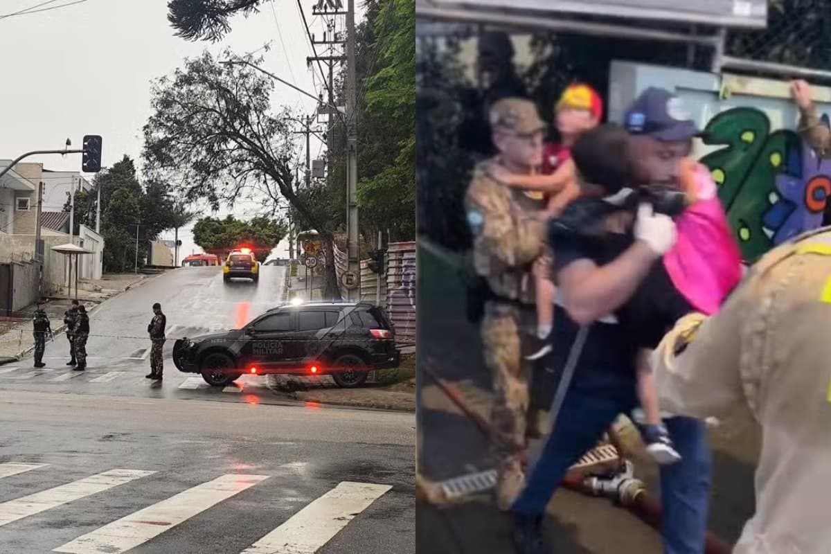 ‘Não quero mais ‘pou-pou’’: mães de crianças feitas reféns em CMEI de Curitiba relatam como filhos reagiram ao trauma